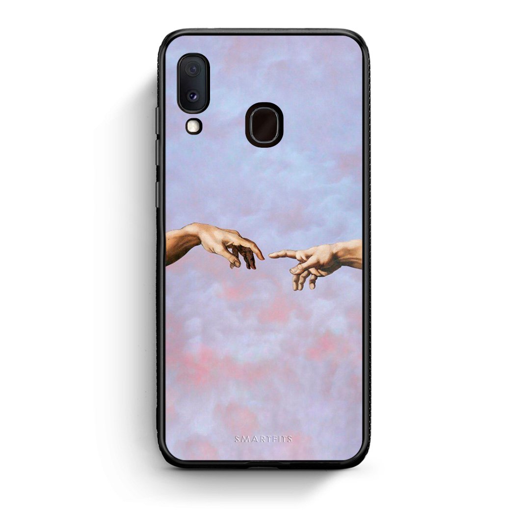 Samsung Galaxy A30 Adam Hand θήκη από τη Smartfits με σχέδιο στο πίσω μέρος και μαύρο περίβλημα | Smartphone case with colorful back and black bezels by Smartfits