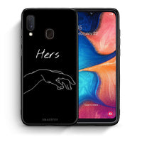 Thumbnail for Θήκη Αγίου Βαλεντίνου Samsung A20e Aeshetic Love 1 από τη Smartfits με σχέδιο στο πίσω μέρος και μαύρο περίβλημα | Samsung A20e Aeshetic Love 1 case with colorful back and black bezels