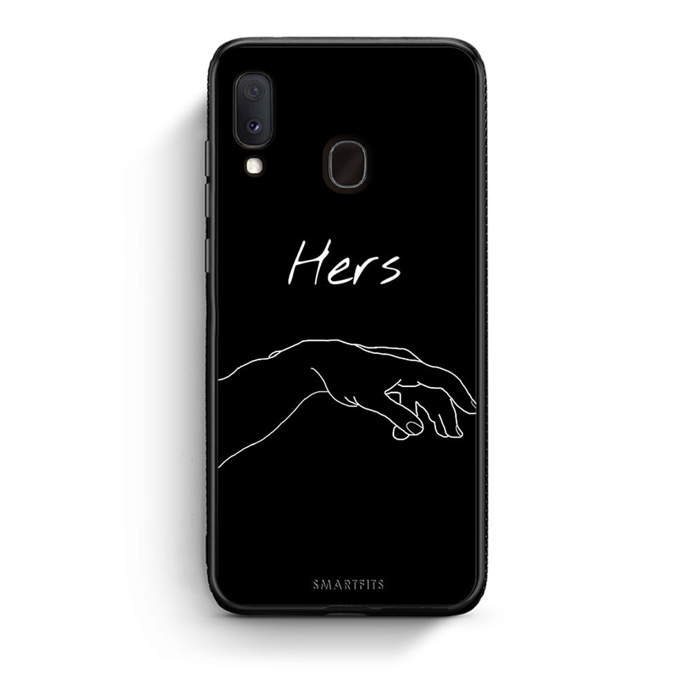 Samsung A20e Aeshetic Love 1 Θήκη Αγίου Βαλεντίνου από τη Smartfits με σχέδιο στο πίσω μέρος και μαύρο περίβλημα | Smartphone case with colorful back and black bezels by Smartfits