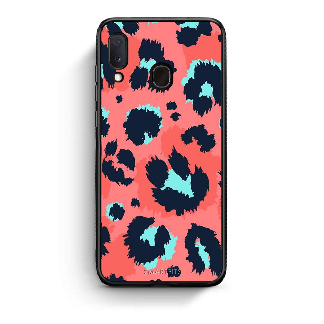 22 - Samsung Galaxy M20 Pink Leopard Animal case, cover, bumper
