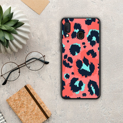 Animal Pink Leopard - Samsung Galaxy M20 θήκη
