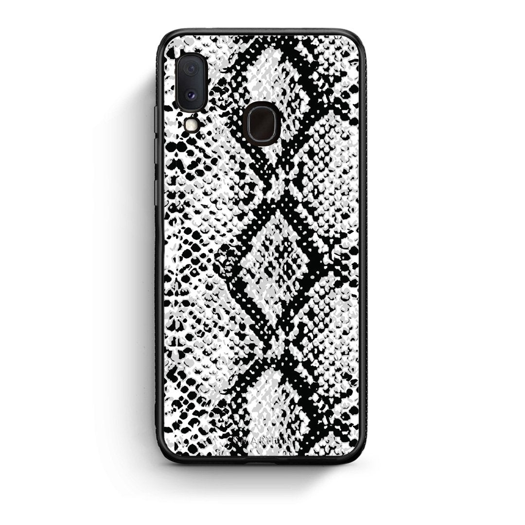 24 - Samsung Galaxy A30 White Snake Animal case, cover, bumper