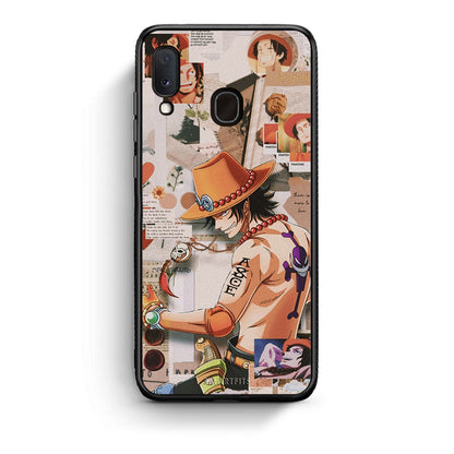 Samsung Galaxy A30 Anime Collage θήκη από τη Smartfits με σχέδιο στο πίσω μέρος και μαύρο περίβλημα | Smartphone case with colorful back and black bezels by Smartfits