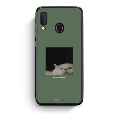 Samsung Galaxy M20 Bitch Surprise θήκη από τη Smartfits με σχέδιο στο πίσω μέρος και μαύρο περίβλημα | Smartphone case with colorful back and black bezels by Smartfits