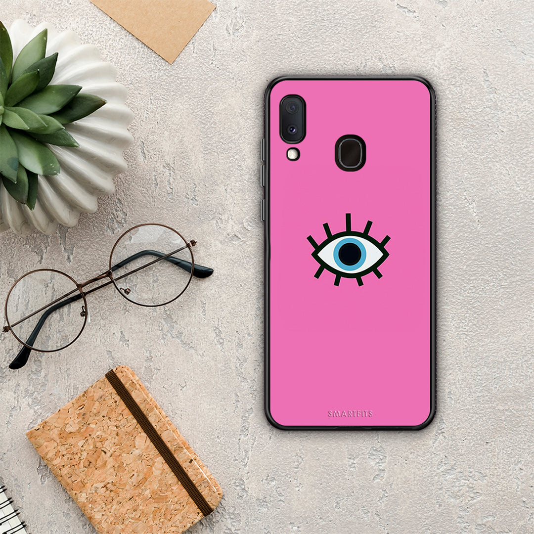 Blue Eye Pink - Samsung Galaxy A20e θήκη