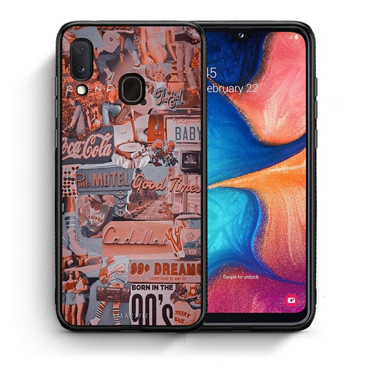 Θήκη Samsung Galaxy M20 Born In 90s από τη Smartfits με σχέδιο στο πίσω μέρος και μαύρο περίβλημα | Samsung Galaxy M20 Born In 90s case with colorful back and black bezels