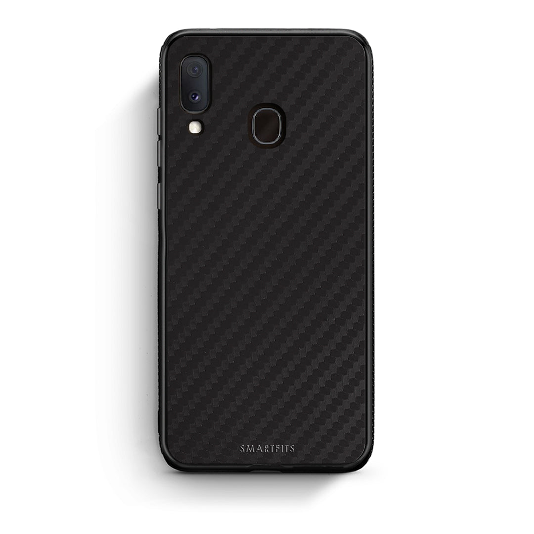 Samsung A20e Carbon Black θήκη από τη Smartfits με σχέδιο στο πίσω μέρος και μαύρο περίβλημα | Smartphone case with colorful back and black bezels by Smartfits