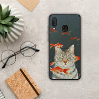Thumbnail for Cat Goldfish - Samsung Galaxy A20e θήκη