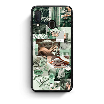 Samsung Galaxy A30 Collage Dude Θήκη Αγίου Βαλεντίνου από τη Smartfits με σχέδιο στο πίσω μέρος και μαύρο περίβλημα | Smartphone case with colorful back and black bezels by Smartfits