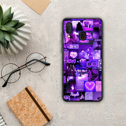 Collage Stay Wild - Samsung Galaxy A30 θήκη