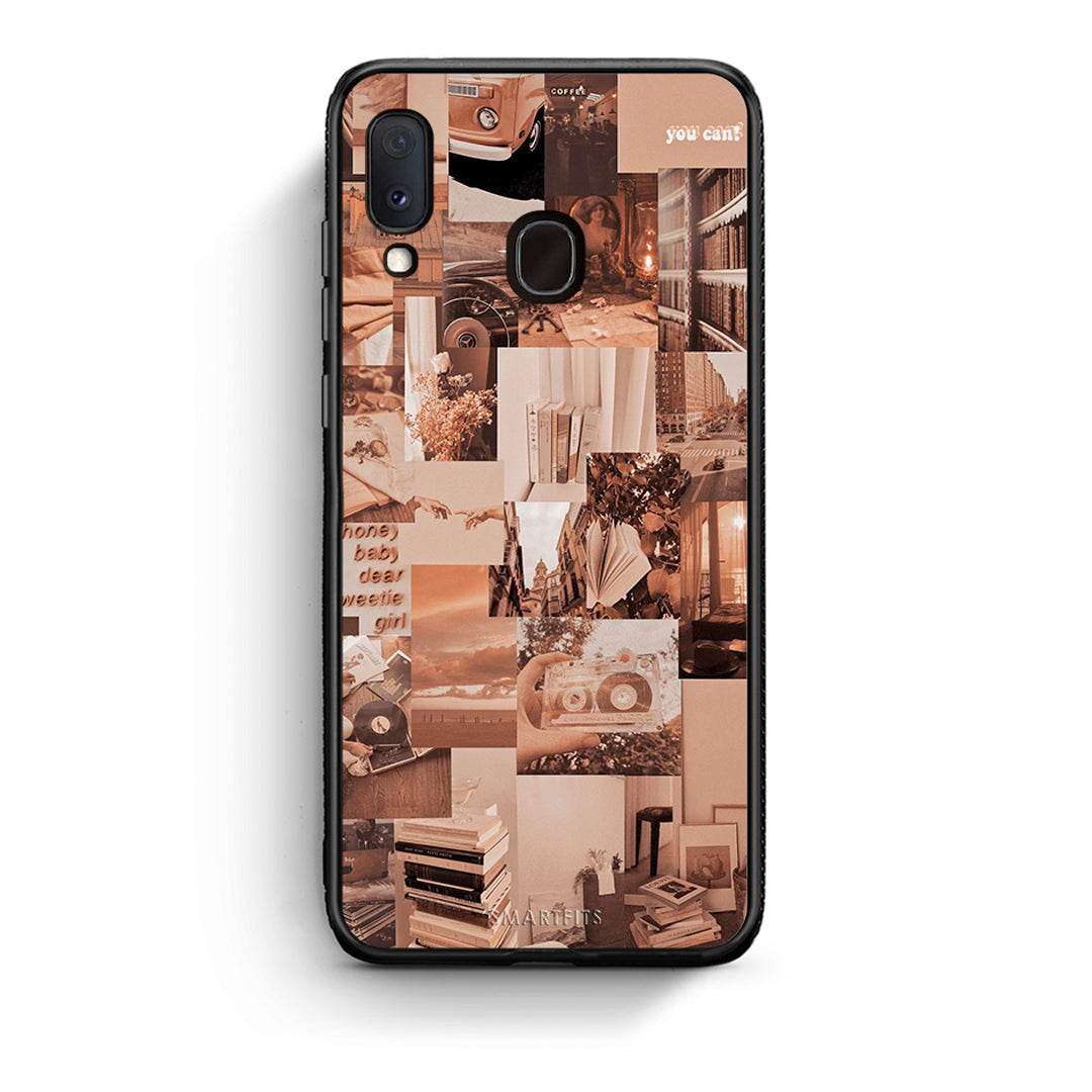 Samsung A20e Collage You Can Θήκη Αγίου Βαλεντίνου από τη Smartfits με σχέδιο στο πίσω μέρος και μαύρο περίβλημα | Smartphone case with colorful back and black bezels by Smartfits