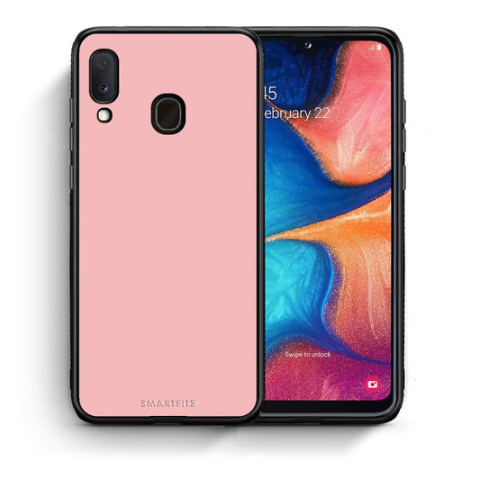 Θήκη Samsung Galaxy A30 Nude Color από τη Smartfits με σχέδιο στο πίσω μέρος και μαύρο περίβλημα | Samsung Galaxy A30 Nude Color case with colorful back and black bezels