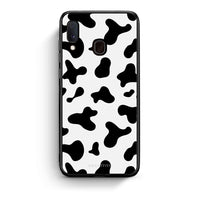Thumbnail for Samsung Galaxy A30 Cow Print θήκη από τη Smartfits με σχέδιο στο πίσω μέρος και μαύρο περίβλημα | Smartphone case with colorful back and black bezels by Smartfits