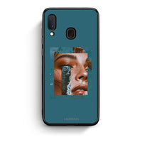 Thumbnail for Samsung Galaxy A30 Cry An Ocean θήκη από τη Smartfits με σχέδιο στο πίσω μέρος και μαύρο περίβλημα | Smartphone case with colorful back and black bezels by Smartfits