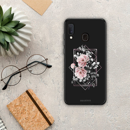 Flower Frame - Samsung Galaxy A20e θήκη