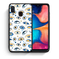 Thumbnail for Θήκη Samsung Galaxy M20 Ftou Ftou από τη Smartfits με σχέδιο στο πίσω μέρος και μαύρο περίβλημα | Samsung Galaxy M20 Ftou Ftou case with colorful back and black bezels