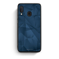 Thumbnail for 39 - Samsung A20e Blue Abstract Geometric case, cover, bumper