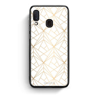 Thumbnail for 111 - Samsung A20e Luxury White Geometric case, cover, bumper