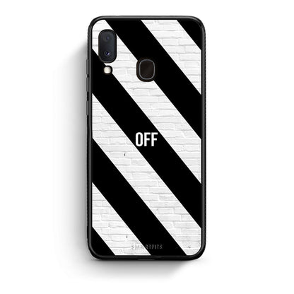Samsung Galaxy A30 Get Off θήκη από τη Smartfits με σχέδιο στο πίσω μέρος και μαύρο περίβλημα | Smartphone case with colorful back and black bezels by Smartfits