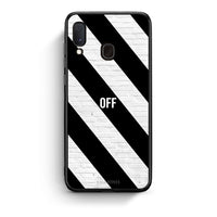 Thumbnail for Samsung A20e Get Off θήκη από τη Smartfits με σχέδιο στο πίσω μέρος και μαύρο περίβλημα | Smartphone case with colorful back and black bezels by Smartfits