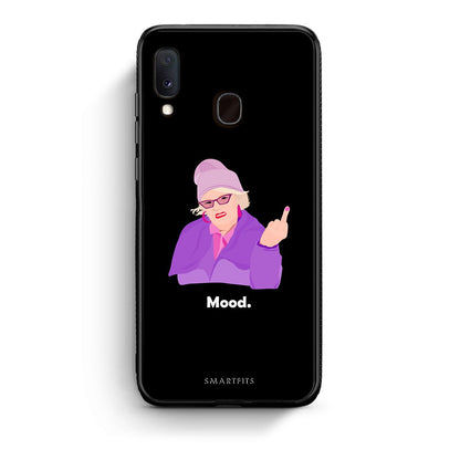 Samsung Galaxy A30 Grandma Mood Black θήκη από τη Smartfits με σχέδιο στο πίσω μέρος και μαύρο περίβλημα | Smartphone case with colorful back and black bezels by Smartfits