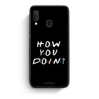 Thumbnail for Samsung Galaxy A30 How You Doin θήκη από τη Smartfits με σχέδιο στο πίσω μέρος και μαύρο περίβλημα | Smartphone case with colorful back and black bezels by Smartfits