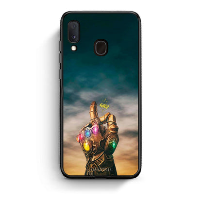 Samsung Galaxy A30 Infinity Snap θήκη από τη Smartfits με σχέδιο στο πίσω μέρος και μαύρο περίβλημα | Smartphone case with colorful back and black bezels by Smartfits