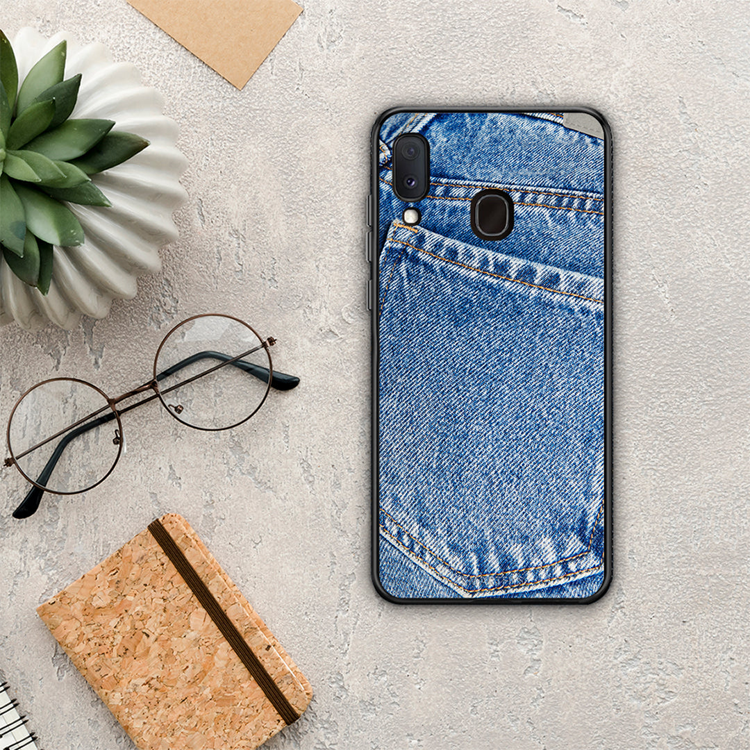 Jeans Pocket - Samsung Galaxy A20e θήκη