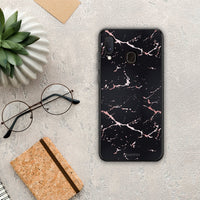 Thumbnail for Marble Black Rosegold - Samsung Galaxy M20 θήκη
