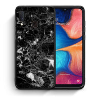 Thumbnail for Θήκη Samsung Galaxy A30 Male Marble από τη Smartfits με σχέδιο στο πίσω μέρος και μαύρο περίβλημα | Samsung Galaxy A30 Male Marble case with colorful back and black bezels