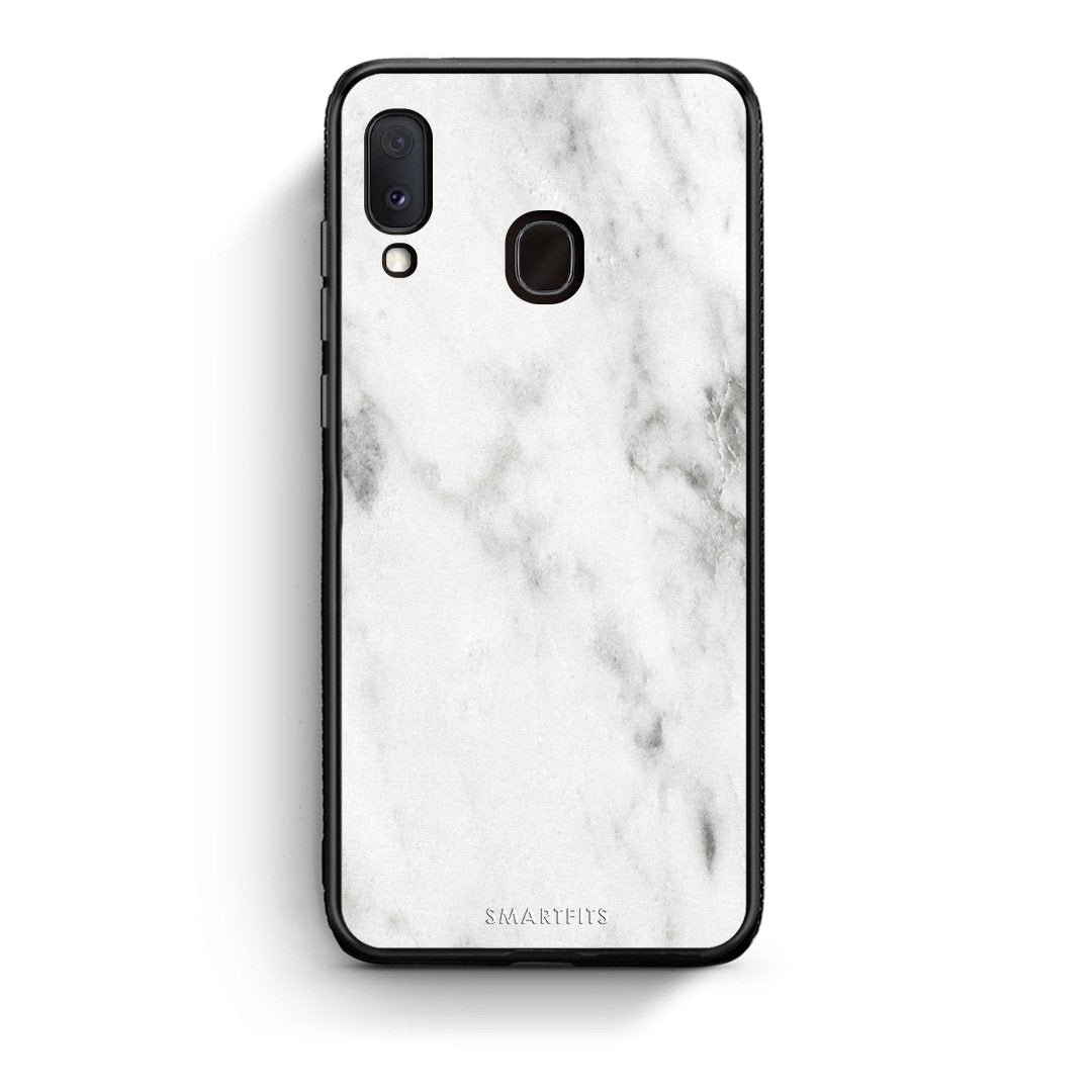 2 - Samsung Galaxy M20 White marble case, cover, bumper