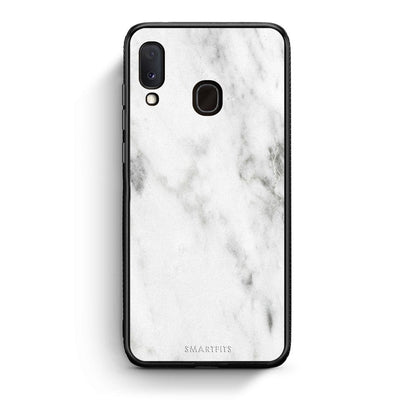 2 - Samsung Galaxy M20 White marble case, cover, bumper