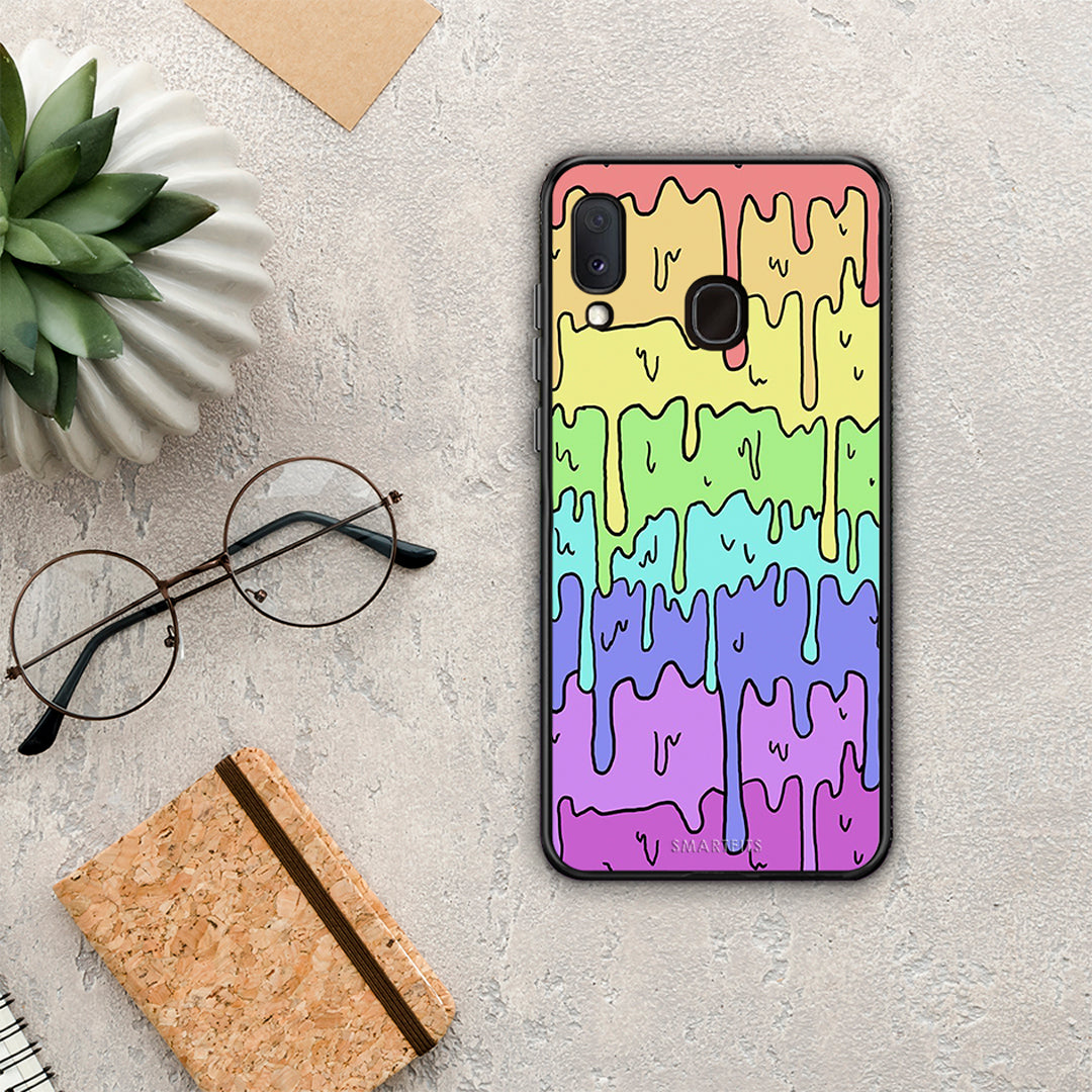 Melting Rainbow - Samsung Galaxy M20 θήκη