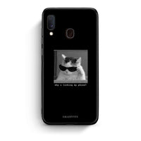 Thumbnail for Samsung Galaxy A30 Meme Cat θήκη από τη Smartfits με σχέδιο στο πίσω μέρος και μαύρο περίβλημα | Smartphone case with colorful back and black bezels by Smartfits