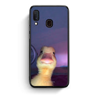 Thumbnail for Samsung Galaxy M20 Meme Duck θήκη από τη Smartfits με σχέδιο στο πίσω μέρος και μαύρο περίβλημα | Smartphone case with colorful back and black bezels by Smartfits