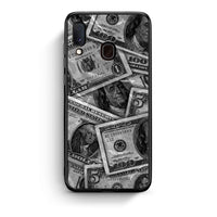 Thumbnail for Samsung Galaxy A30 Money Dollars θήκη από τη Smartfits με σχέδιο στο πίσω μέρος και μαύρο περίβλημα | Smartphone case with colorful back and black bezels by Smartfits