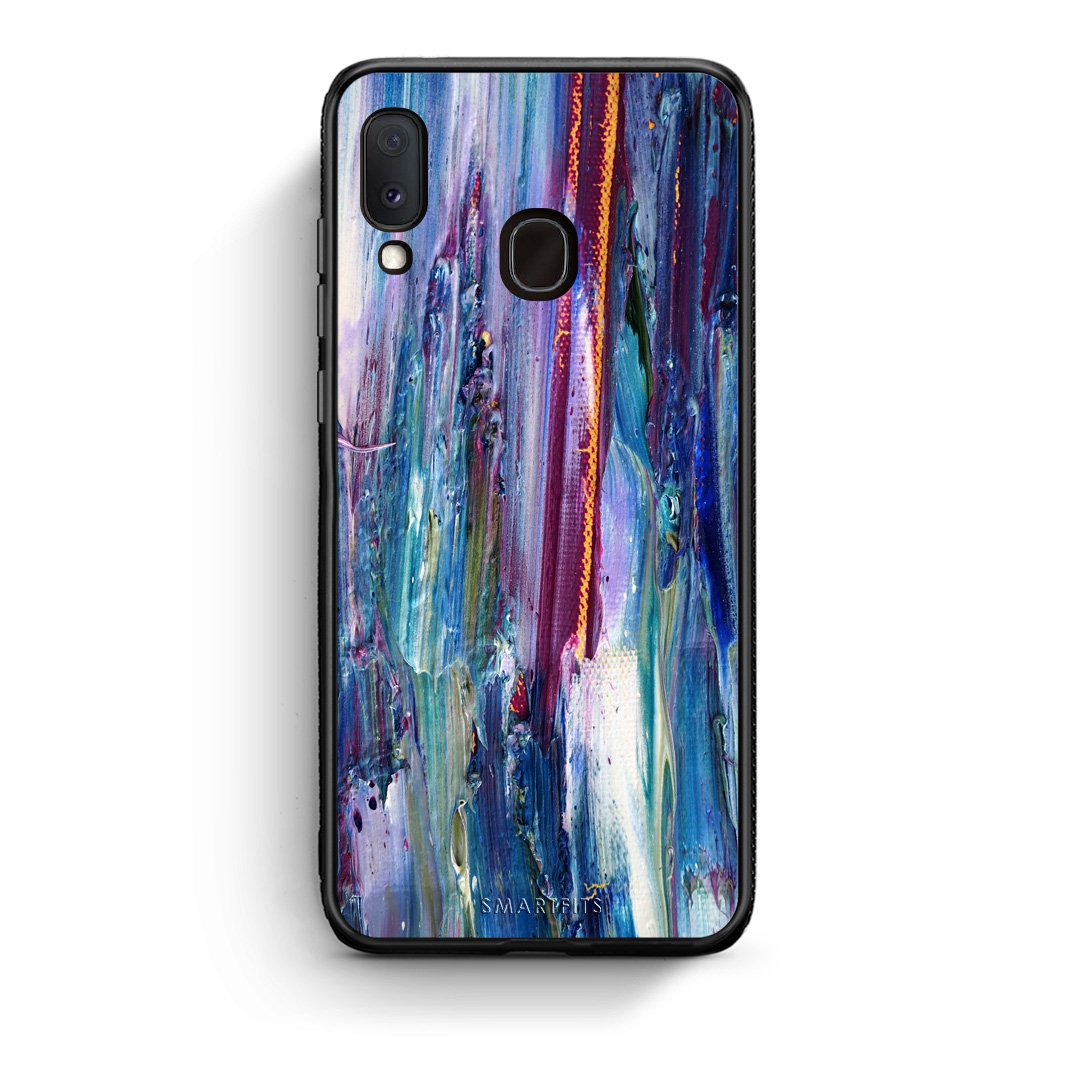99 - Samsung A20e Paint Winter case, cover, bumper