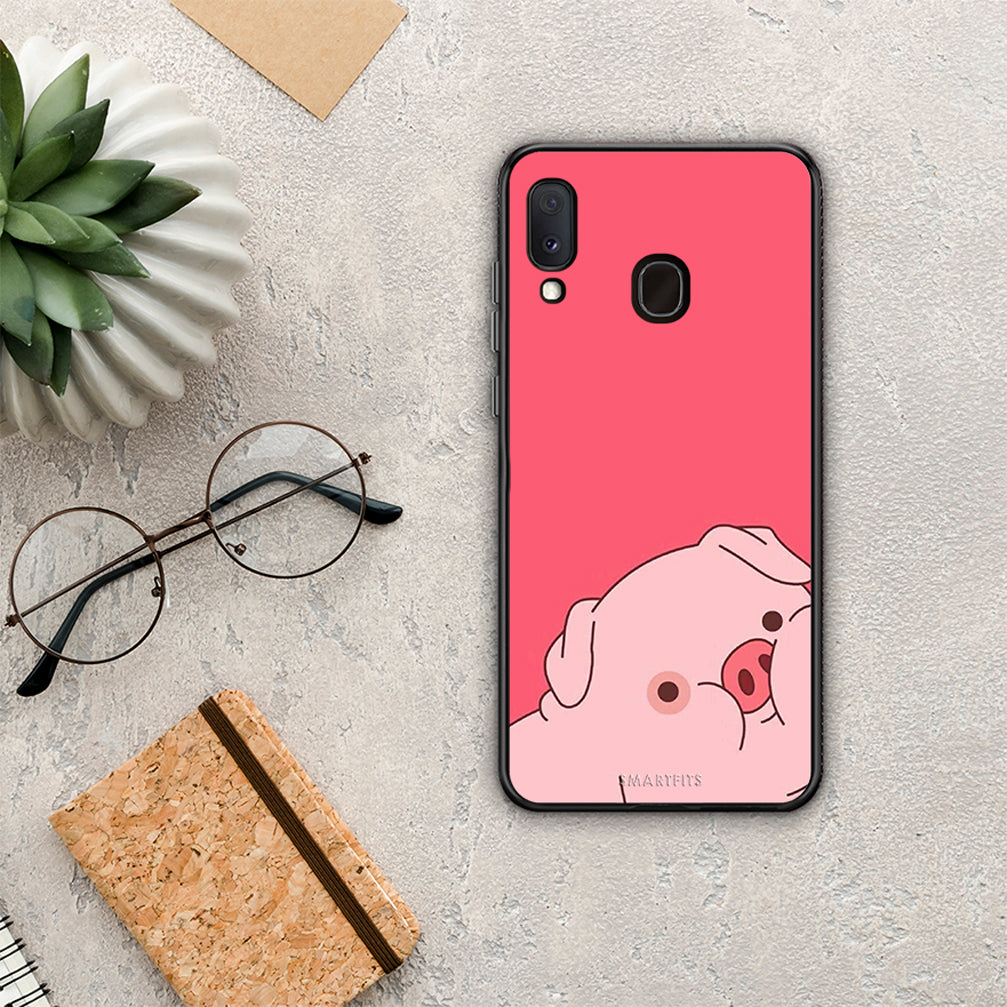 Pig Love 1 - Samsung Galaxy A30 θήκη