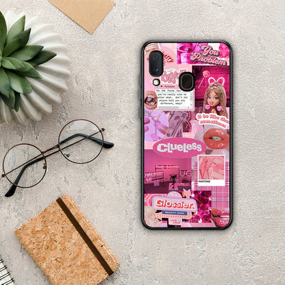 Pink Love - Samsung Galaxy M20 θήκη