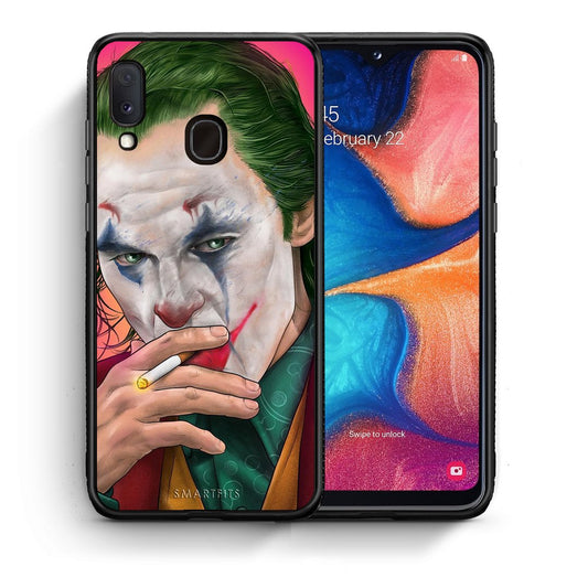 Θήκη Samsung A20e JokesOnU PopArt από τη Smartfits με σχέδιο στο πίσω μέρος και μαύρο περίβλημα | Samsung A20e JokesOnU PopArt case with colorful back and black bezels