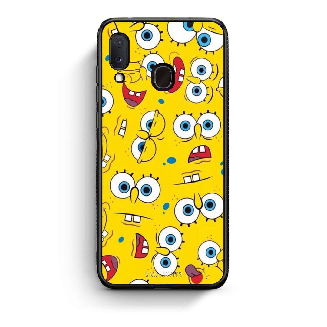 4 - Samsung A20e Sponge PopArt case, cover, bumper