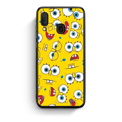 4 - Samsung Galaxy M20 Sponge PopArt case, cover, bumper
