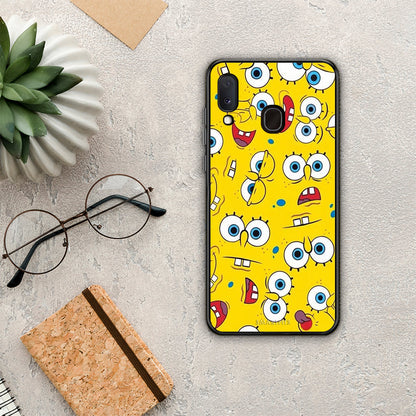 PopArt Sponge - Samsung Galaxy A30 θήκη