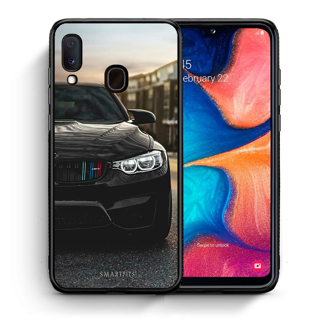 Θήκη Samsung Galaxy M20 M3 Racing από τη Smartfits με σχέδιο στο πίσω μέρος και μαύρο περίβλημα | Samsung Galaxy M20 M3 Racing case with colorful back and black bezels