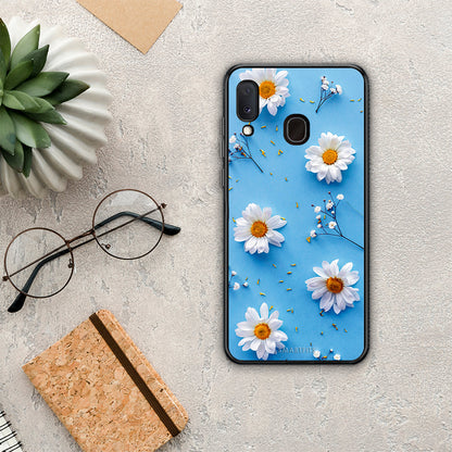 Real Daisies - Samsung Galaxy M20 θήκη