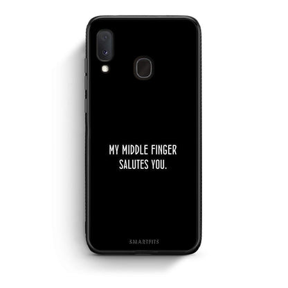 Samsung Galaxy A30 Salute θήκη από τη Smartfits με σχέδιο στο πίσω μέρος και μαύρο περίβλημα | Smartphone case with colorful back and black bezels by Smartfits
