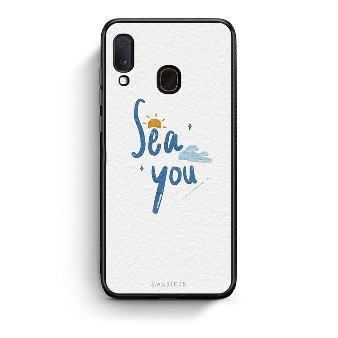 Samsung Galaxy M20 Sea You Θήκη από τη Smartfits με σχέδιο στο πίσω μέρος και μαύρο περίβλημα | Smartphone case with colorful back and black bezels by Smartfits