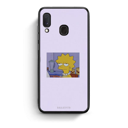 Samsung Galaxy M20 So Happy θήκη από τη Smartfits με σχέδιο στο πίσω μέρος και μαύρο περίβλημα | Smartphone case with colorful back and black bezels by Smartfits