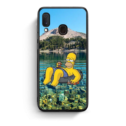 Samsung Galaxy A30 Summer Happiness Θήκη από τη Smartfits με σχέδιο στο πίσω μέρος και μαύρο περίβλημα | Smartphone case with colorful back and black bezels by Smartfits