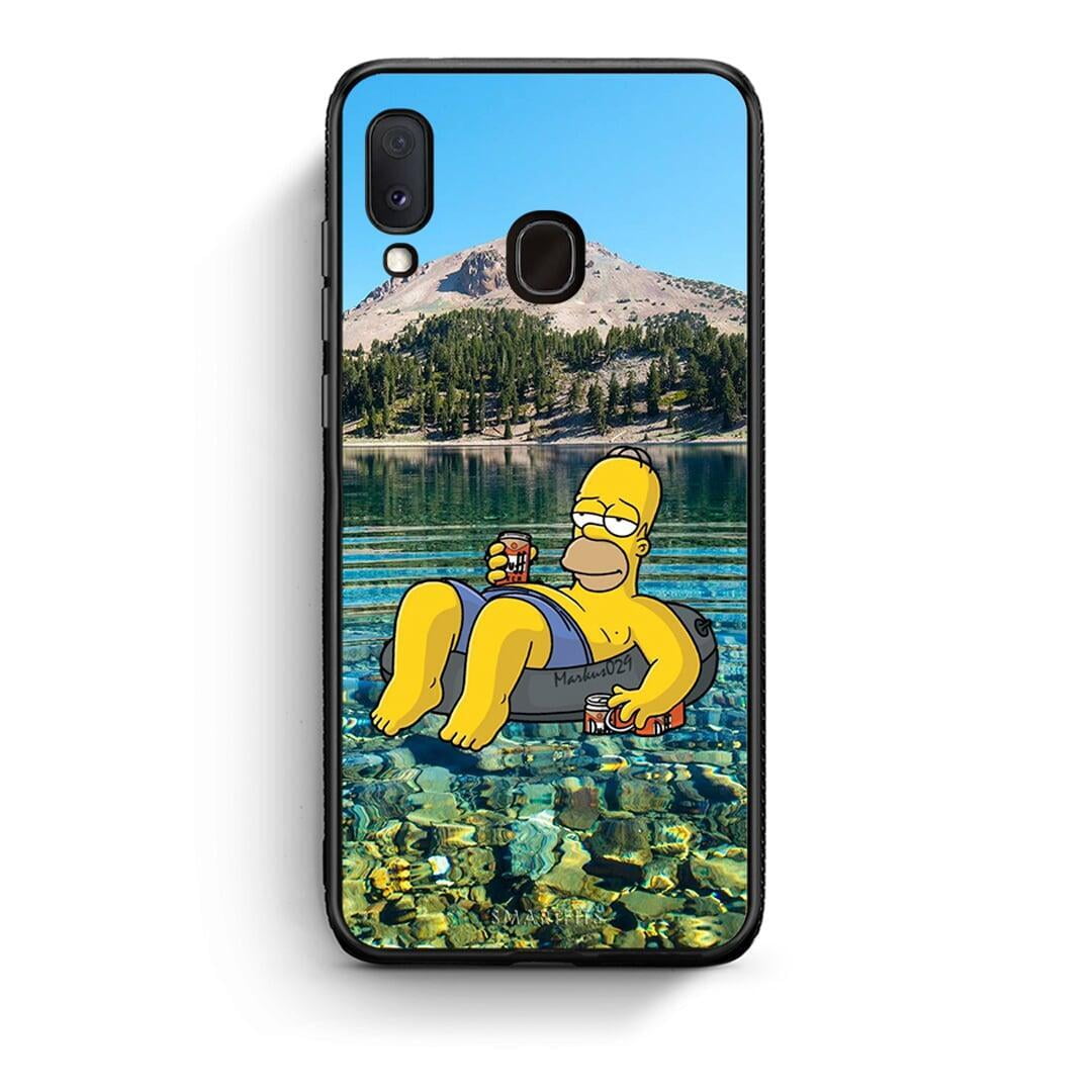Samsung Galaxy M20 Summer Happiness Θήκη από τη Smartfits με σχέδιο στο πίσω μέρος και μαύρο περίβλημα | Smartphone case with colorful back and black bezels by Smartfits